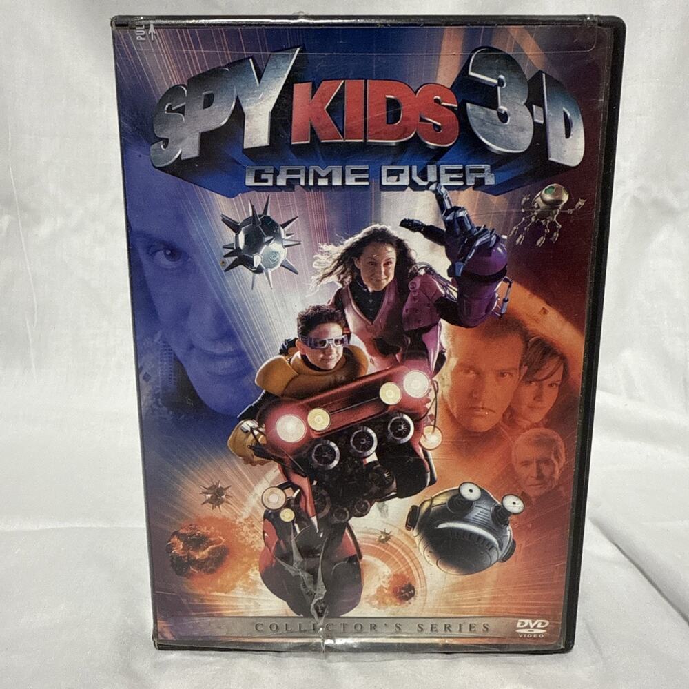 Spy Kids 3: Game Over (DVD, 2004, Includes both 2-D‎ and 3-D Versions)